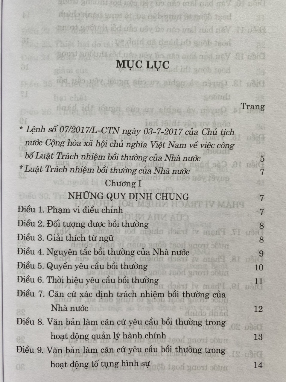 Luật Bồi Thường Trách Nhiệm Của Nhà Nước