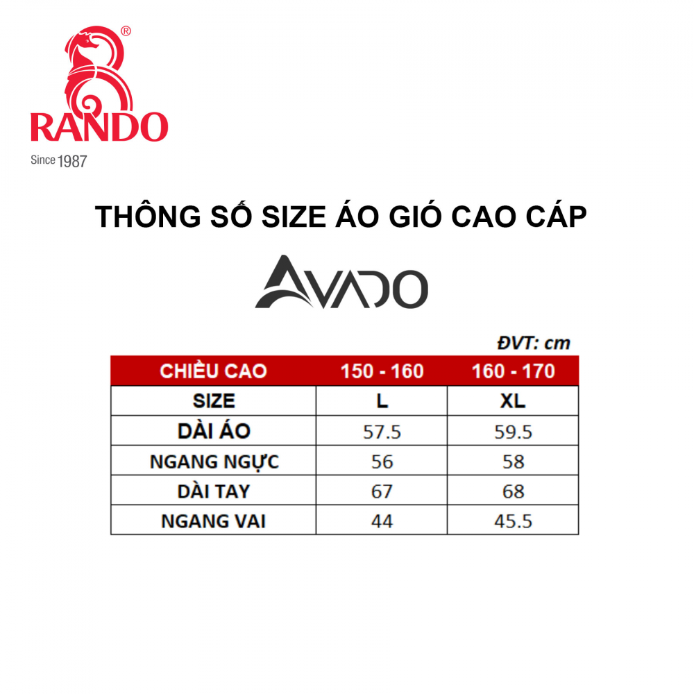 Áo Gió Nam Cao Cấp AVADO - ACFS-01