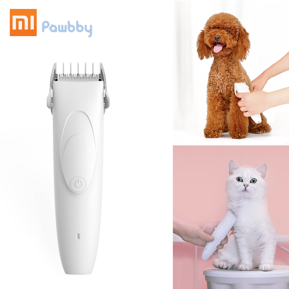 Máy Cắt Tỉa Lông Cho Thú Cưng Xiaomi Mijia Pawbby Pet Shaver 2000mah Độ Rung Thấp Giảm Tiếng Ồn Có Thể Tháo Rời An Toàn - Màu Trắng