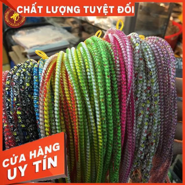 DÂY QUẤN CÁP 2 MÀU bảo vệ cáp sạc và tai nghe điện thoại