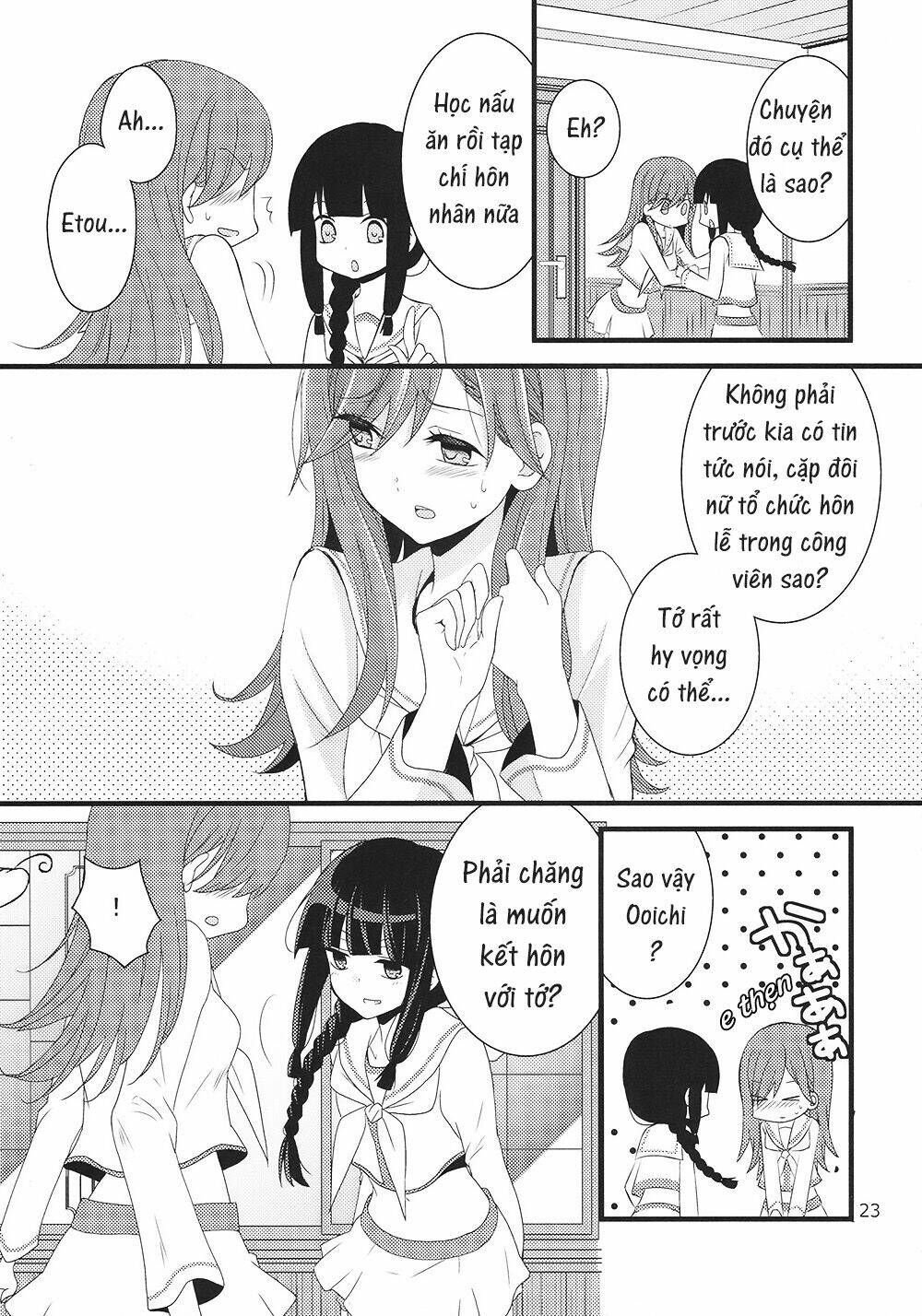 [kantai collection][kitakami x ooi] ooi's yuri marriage plan chapter 1 23