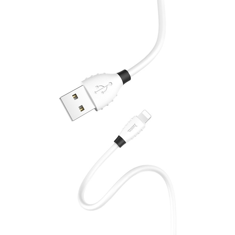 Cáp sạc Lightning dành cho iPhone/iPad Hoco X27 1.2M sạc nhanh đồng bộ dữ liệu - Trắng - Hàng Chính Hãng