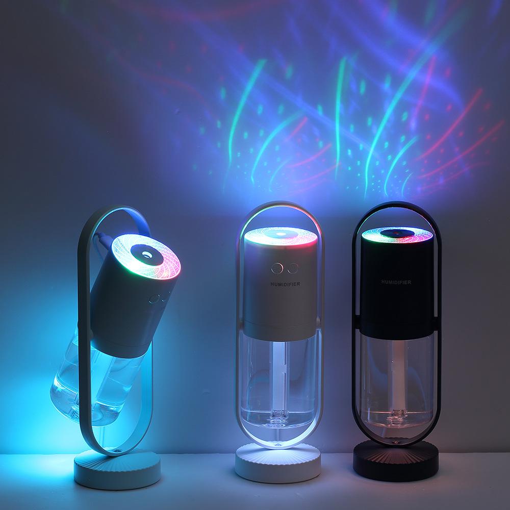 200ML Máy Phun Sương Tạo Ẩm Magic Bóng USB Hương Thơm Khuếch Tán Tinh Dầu Siêu Âm Thanh Mát Phun Sương Tạo Xịt Bóng Đèn Máy Chiếu Mini Văn Phòng Máy Lọc Không Khí Gia