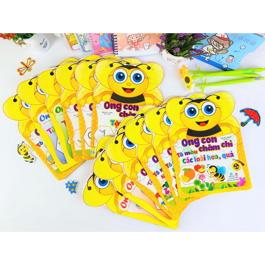 Sách - Combo 12 cuốn Ong Con Chăm Chỉ - ndbooks