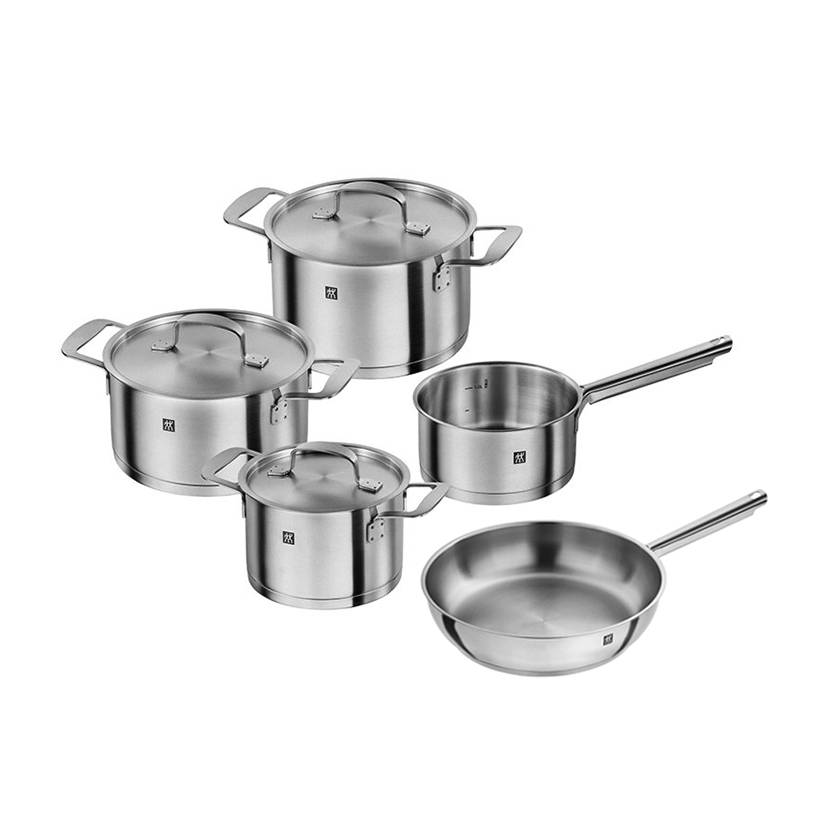 Bộ nồi Base 4 món và chảo inox Zwilling Base 28cm Zwilling