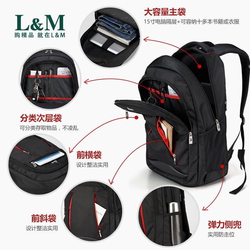 Ba lô phong cách mới nhất ba lô nam túi du lịch dung lượng lớn máy tính túi thông thường túi nữ xu hướng thời trang kinh doanh túi học sinh
