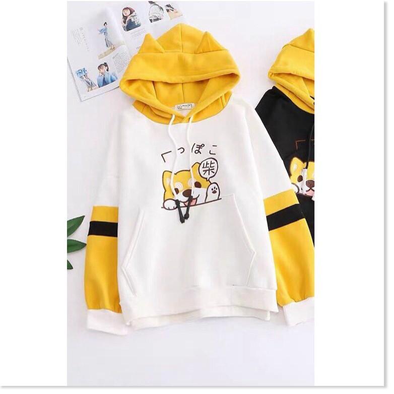 ÁO KHOÁC HOODIES,FROM RỘNG Y HÌNH,CHẤT LIỆU VÃI THOÁNG MÁT,THIẾT KẾ HỌA TIẾT XINH XẮN THỜI TRANG KME.STORE