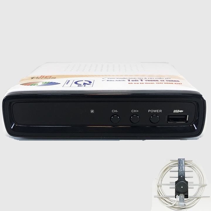 Đầu thu kỹ thuật số DVB T2 LTP STB-1306  hàng chính hãng  tặng Anten DVB T2