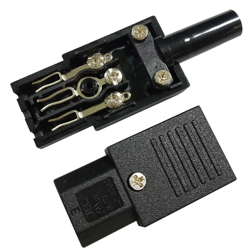 IEC320 C13 Power Supply Connector Socket Adapter Plug for IEC Power Cable,