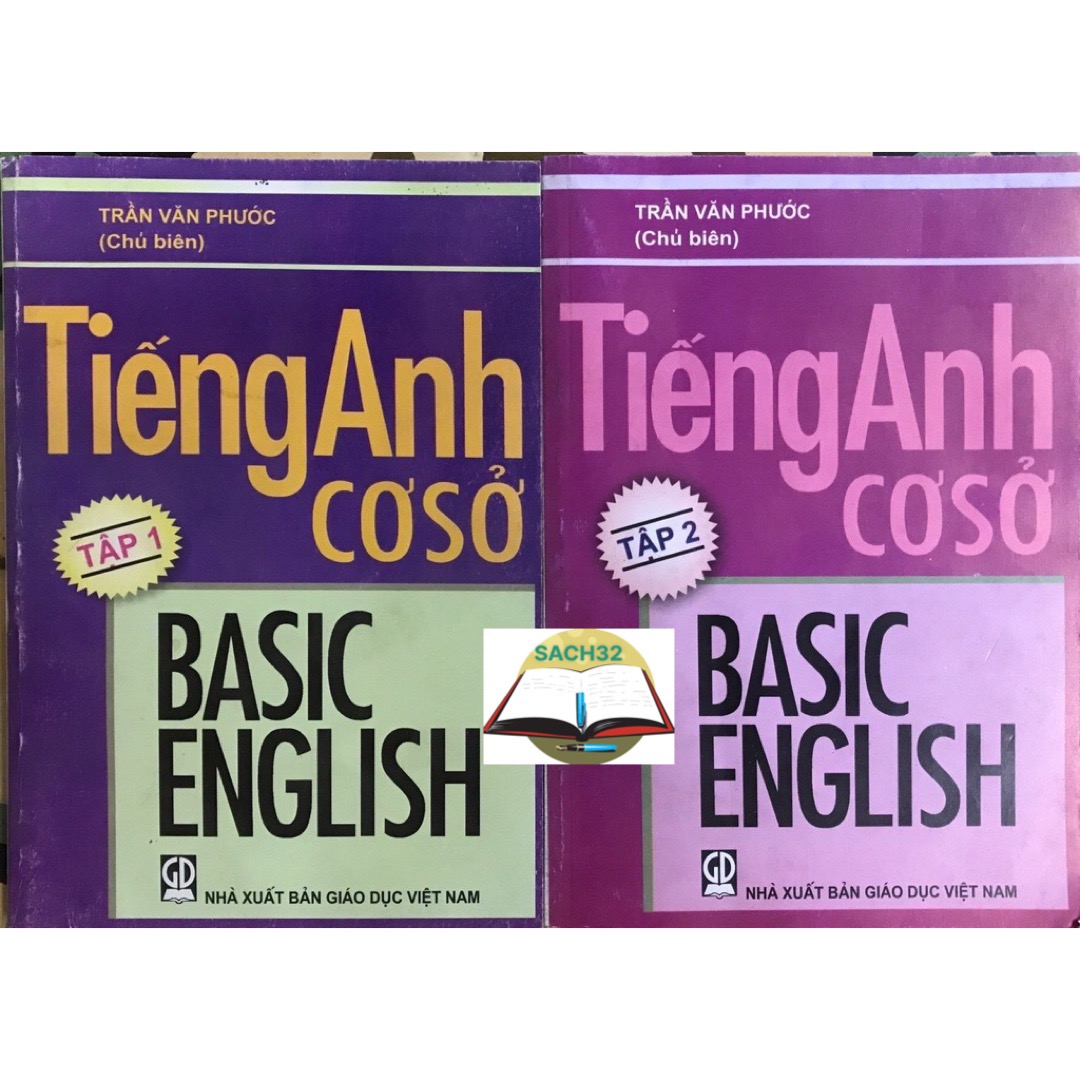 Combo Tiếng Anh Cơ sở Tập 1 + Tập 2