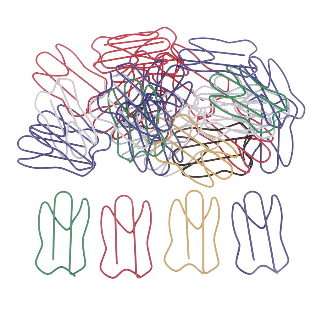 30 Chiếc Hình Răng Kẹp Đánh Dấu Trang Ghi Nhớ Kẹp Học Sinh Vật Dụng Văn Phòng