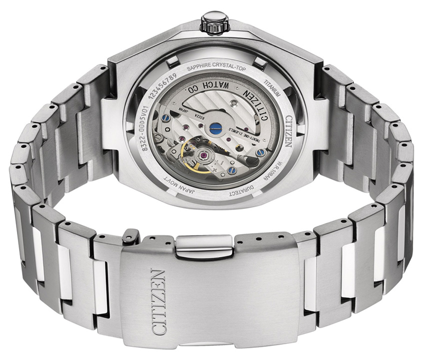 Đồng Hồ Nam Citizen Zenshin Automatic Dây Titanium NK5020-58M - Mặt Xanh (Sapphire)