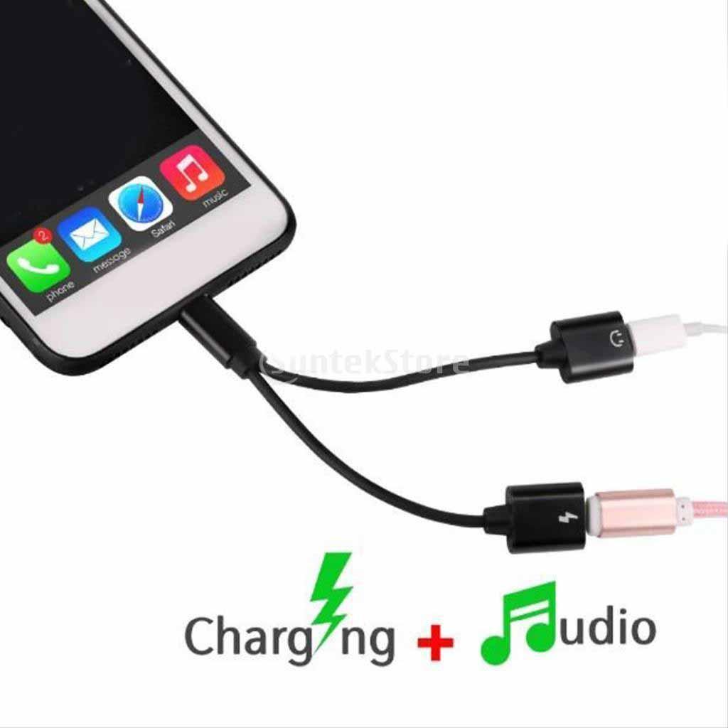 And Charge Cable for  7  +3.5mm Splitter adapter