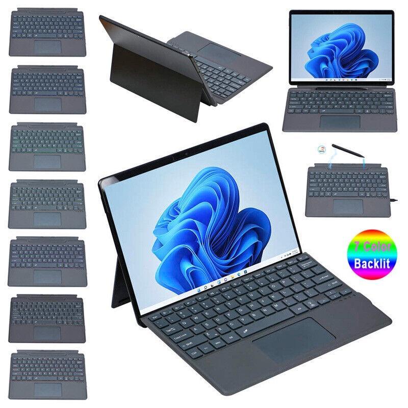 Bàn Phím Bluetooth 13 "Kèm Giá Đỡ Bút Cảm Ứng Cho Microsoft Surface Pro 8 2021