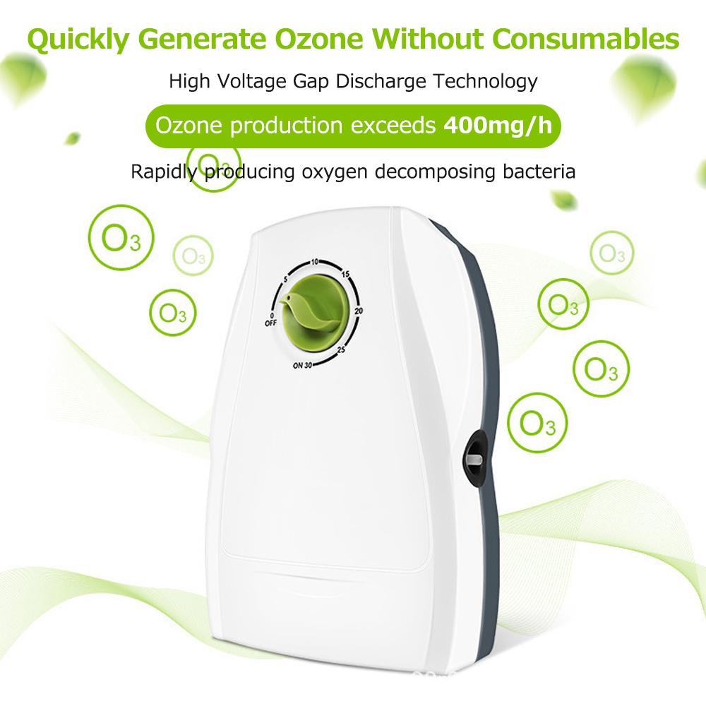 Ozone Water Purifier 400Mg/H 6 Speed 5-30Min Timing Household Mini Kitchen Fruit And Vegetable Cleaner Ozone Sterilizer