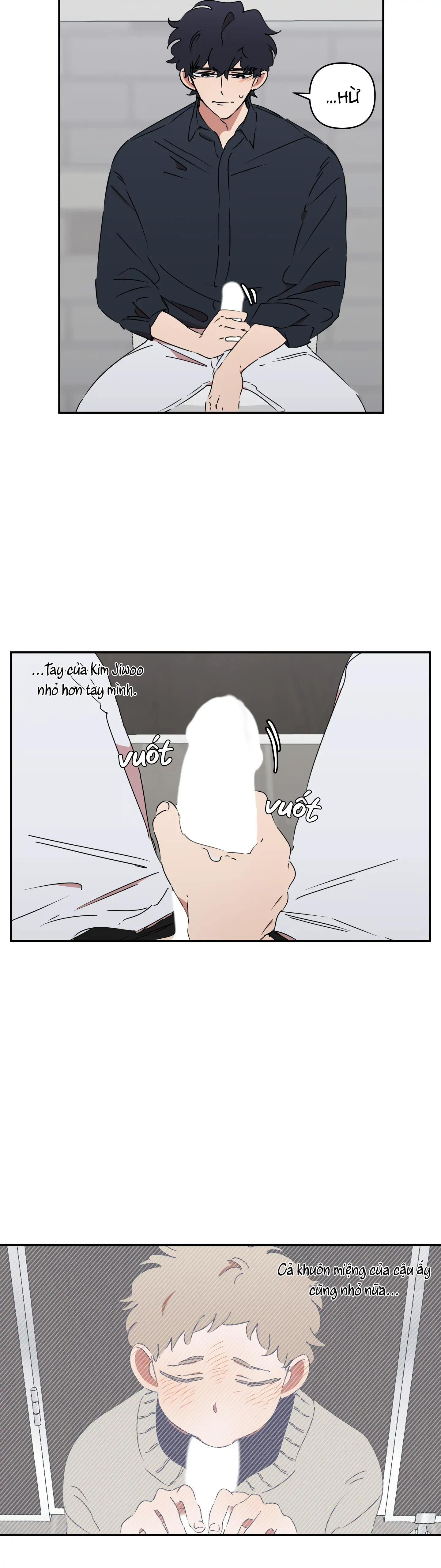 giấu kĩ vào, đừng để tớ nhìn thấy cái xx của cậu! chapter 3 22