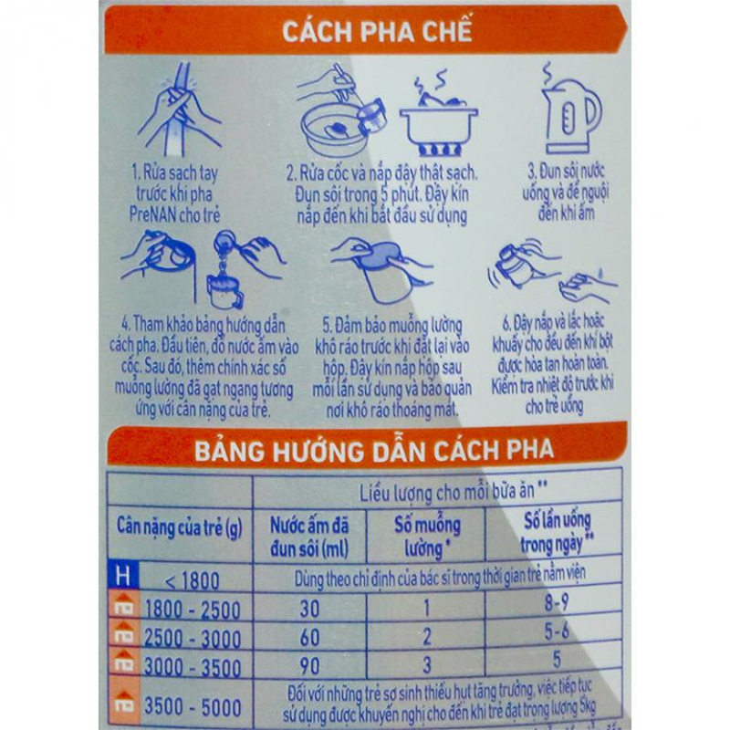 Sữa bột Pre NAN lon 400g