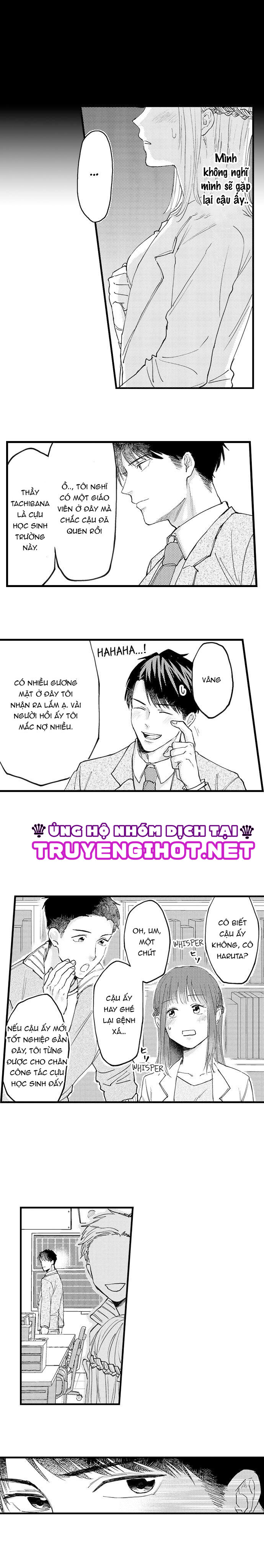 tháng 4, ngăn cách được xóa bỏ, em đã trở thành người lớn để có thể ôm cô (full) chapter 1.2 3