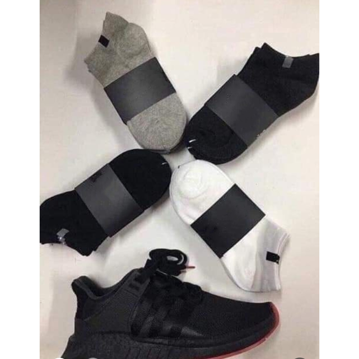 Set 10 đôi tất nam cotton cổ ngắn