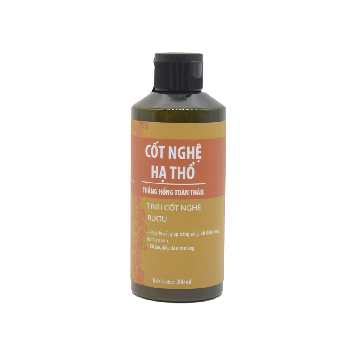 Cốt Nghệ Hạ Thổ Trắng Da Mặt, Da Bụng Và Toàn Thân Cho Mẹ Sau Sinh Wonmom Chai 200ml