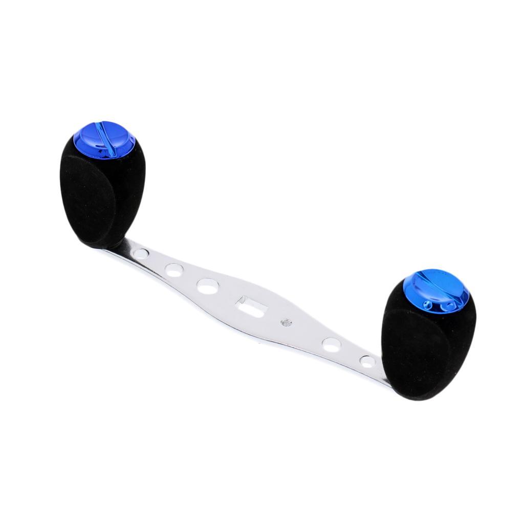 2pcs Aluminum Alloy Fishing Reel Handle For Baitcasting Reels Outdoor Blue