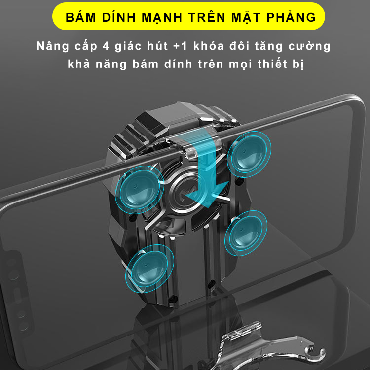 Hình ảnh Quạt tản nhiệt điện thoại gaming SIDOTECH FL1 / FL5 / DL5 / DL6 ( 2 phiên bản sò lạnh và quạt gió) làm mát hạ nhiệt nhanh khi chơi game bị nóng phù hợp cho game thủ mobile Liên Quân Tốc Chiến FF PUBG - Hàng Chính Hãng