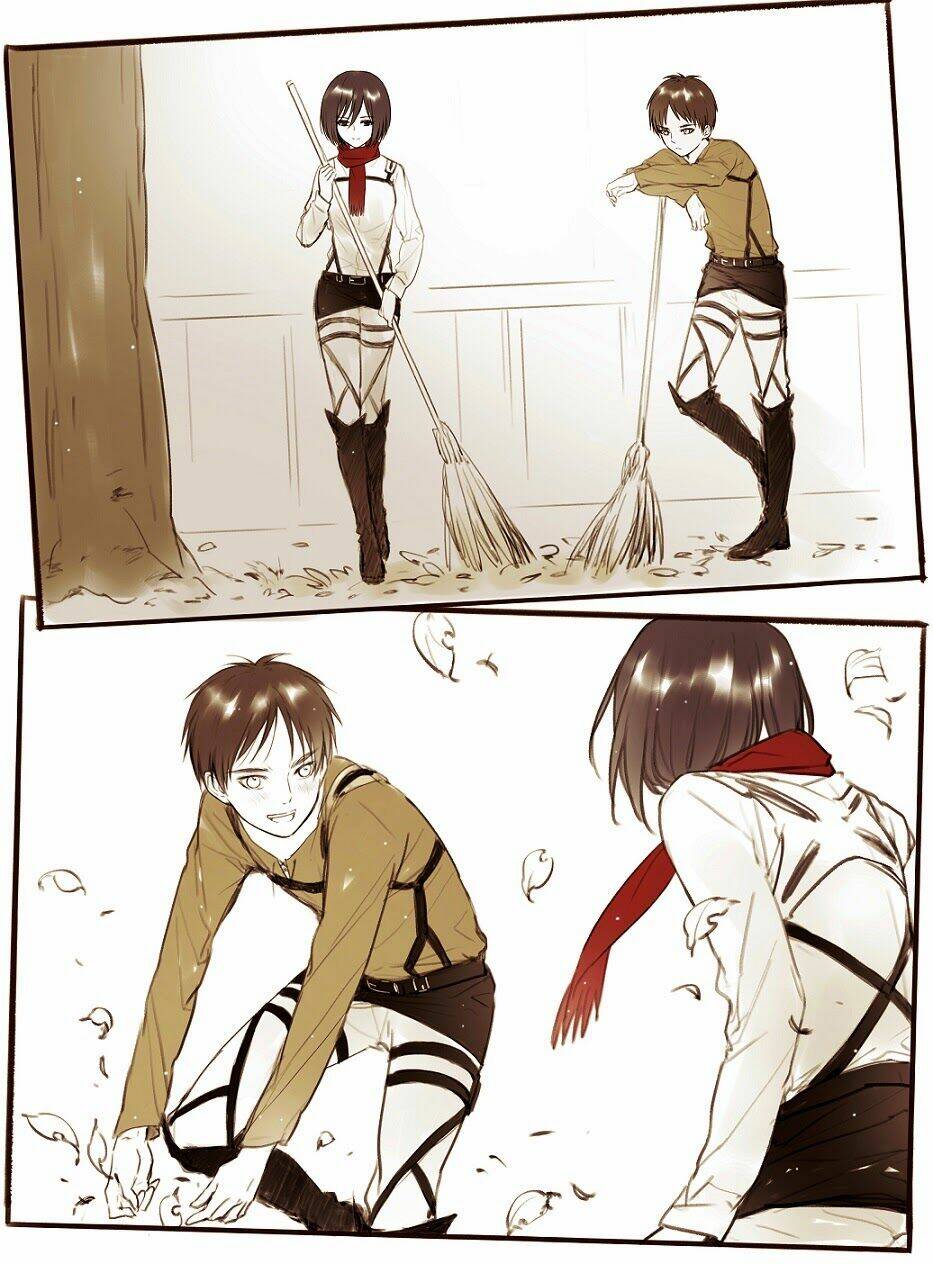 tấn công người khổng lồ - doujinshi eren x mikasa chapter 21 5