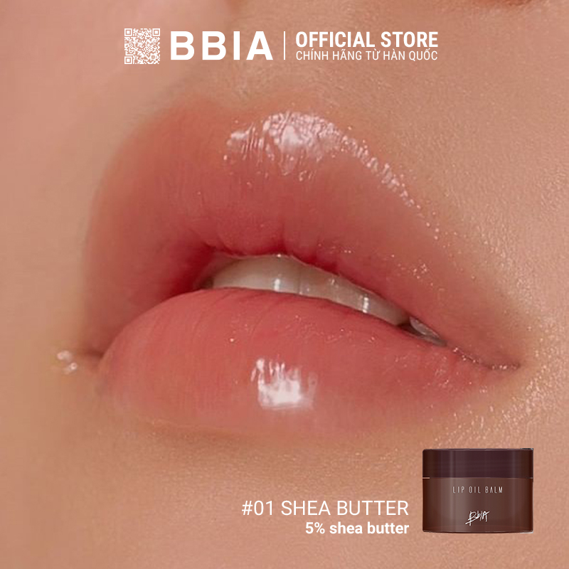 Sáp dưỡng môi Bbia Lip Oil Balm – #01 Shea Butter