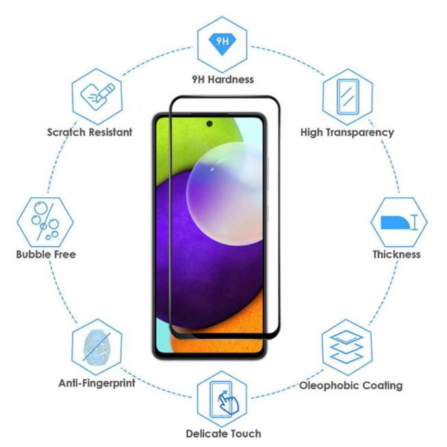 Miếng dán màn hình cường lực full màn hình dành cho SAMSUNG A52