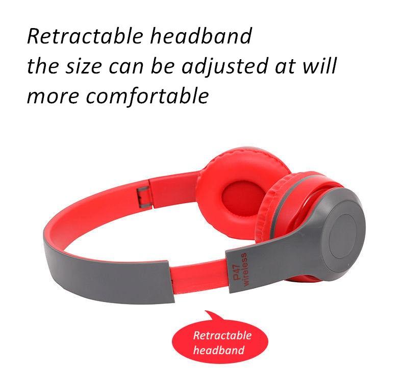 Tai Nghe Không Dây Loại Bỏ Tiếng Ồn Bluetooth Tai Nghe Hifi Bass Chơi Game Đầu Tai Nghe Chụp Tai Kèm Mic Cho Xiaomi Tế Bào Máy Tính Bảng