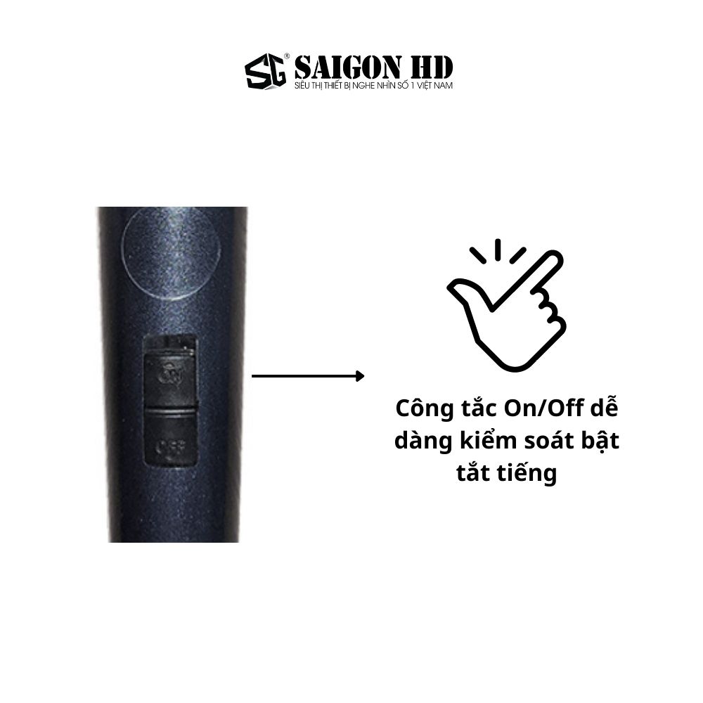 Micro có dây loại xịn BOSTON ACOUSTICS Bam 1 - Hàng chính hãng, giá tốt, nhạy âm hút tốt, lực mic mạnh, loại bỏ tạp âm tiếng ồn