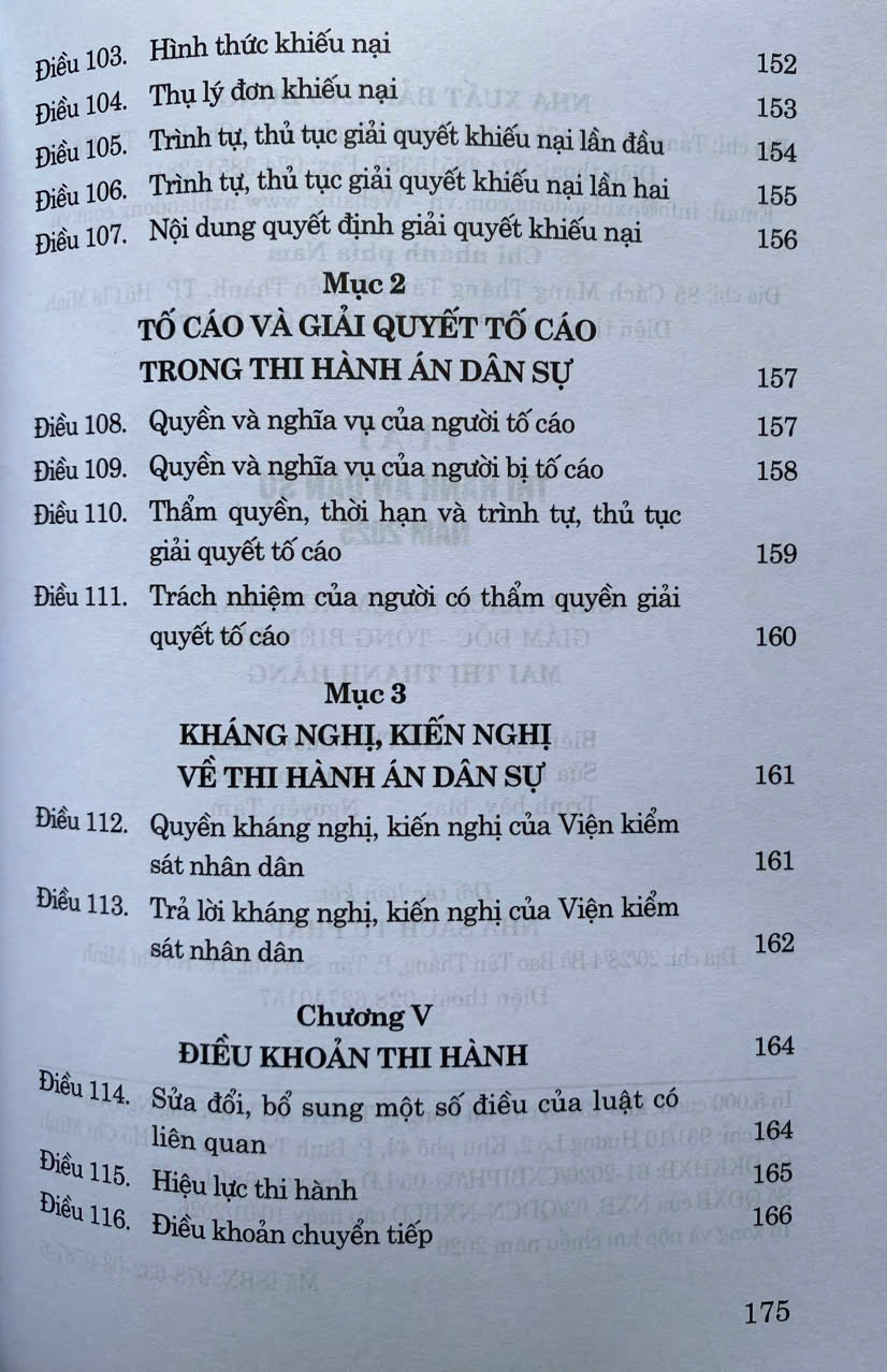 Luật Thi Hành Án Dân Sự Năm 2025