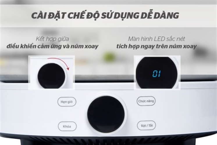 BẾP ĐIỆN TỪ CẢM ỨNG SUNHOUSE MAMA SHD6872 - Công suất 2000W