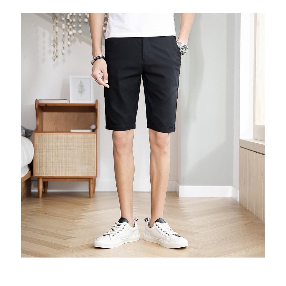 Quần Short Kaki Nam FREESHIP cao cấp màu trắng - Quần lửng
