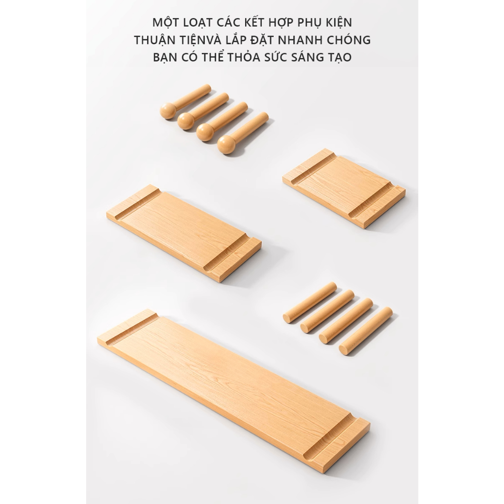Bảng Pegboard Treo Tường Chất Liệu Gỗ Cao Cấp AP295