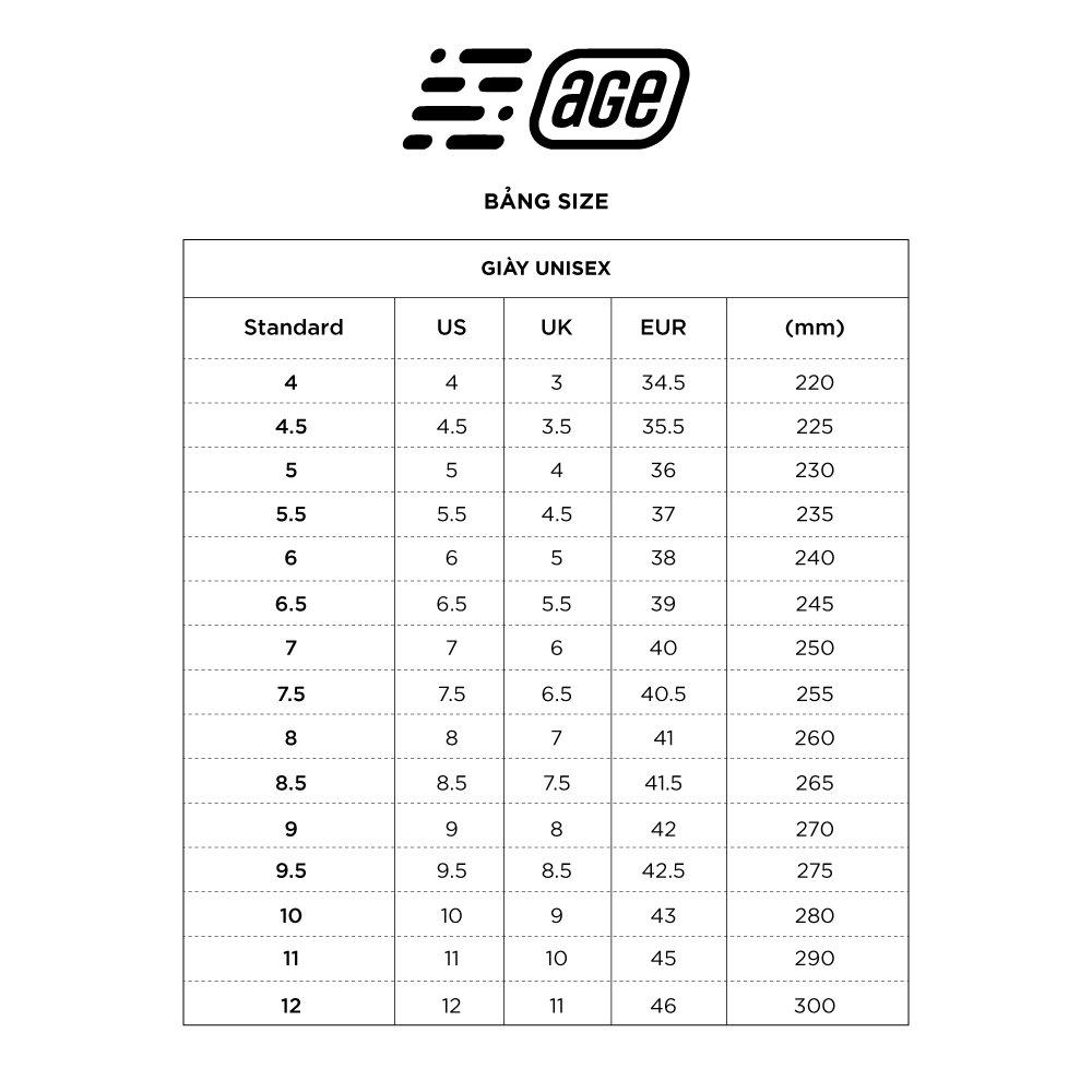 AGE - Giày thể thao unisex cổ cao Top Ripstop AGFT-RCFL-TOP