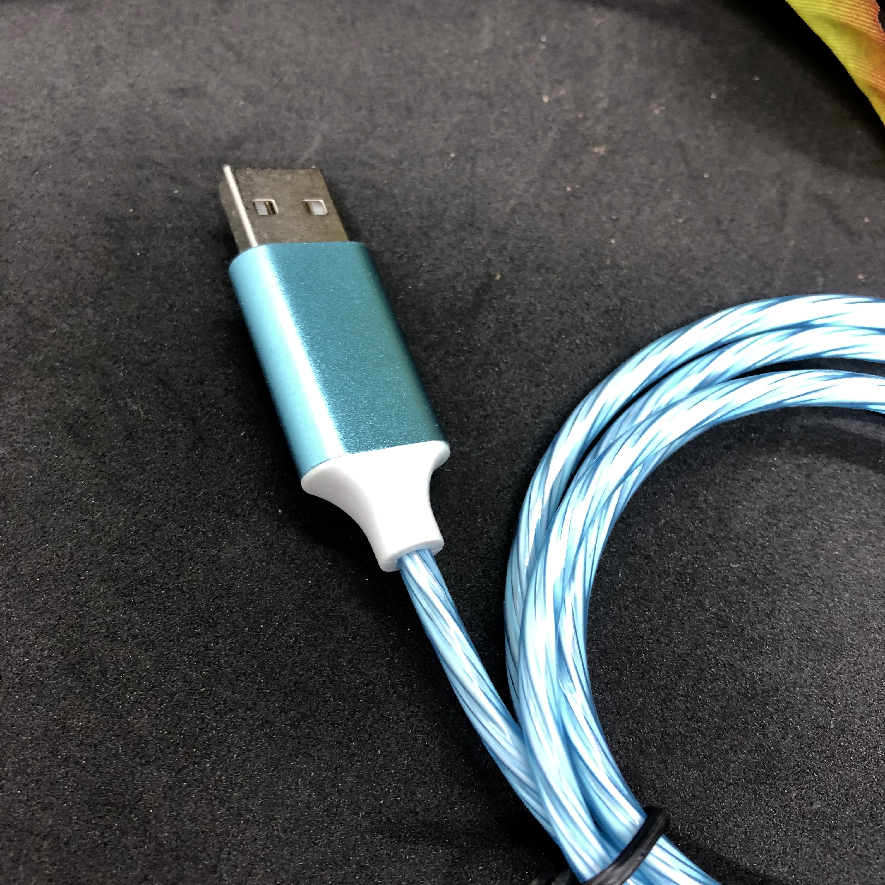 Cáp Sạc Nam Châm Chân Micro USB Có Đèn Led Hiện Dòng Điện Trên Dây