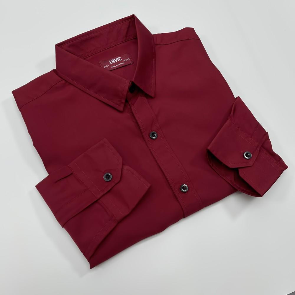 BIG SIZE Áo sơ mi nam chất vải lụa thoáng mát LV523