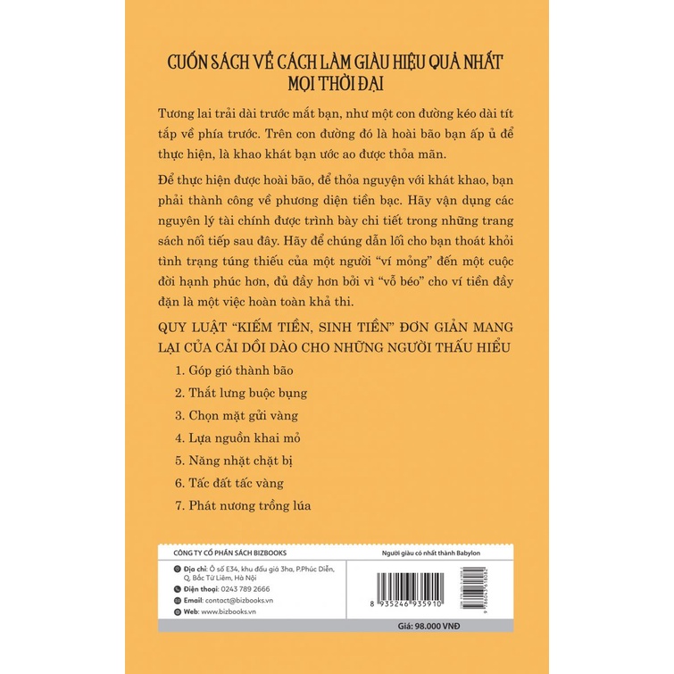 Sách - Người giàu có nhất thành Babylon - MC