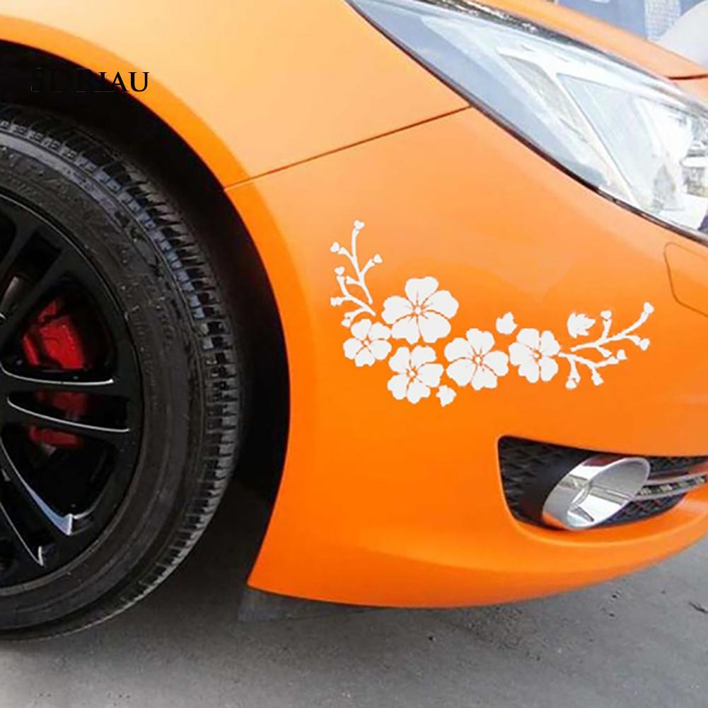 Miếng Dán Trang Trí Xe Hơi Hình Hoa Xinh Xắn