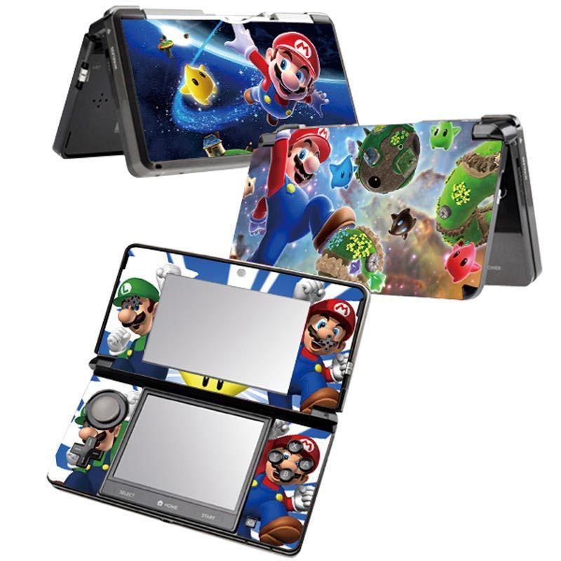 Miếng Dán 3DS DIY Bảo Vệ Máy Chơi Game Mario Pikachu Hatsune PSP