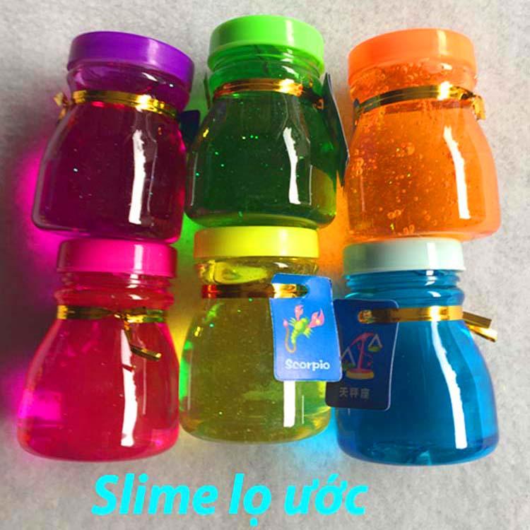 SLIME LỌ ƯỚC CHARM NG0C TRAI 6 màu Slam thiết kế độc đáo ấn tượng squishy