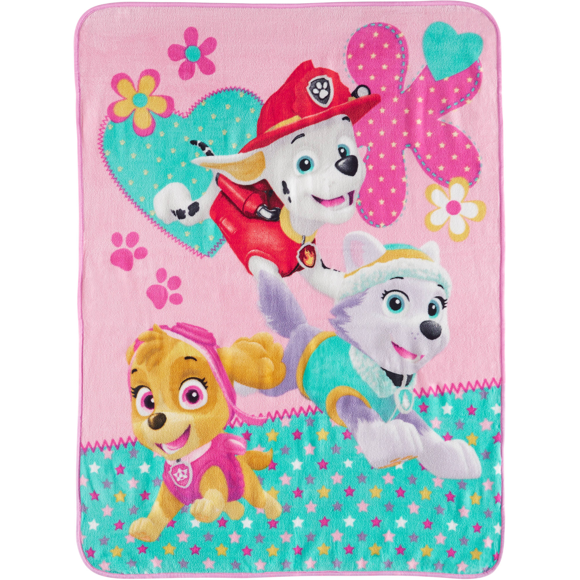 Mền tiện dụng hình chó cứu hộ - Paw Patrol Pink