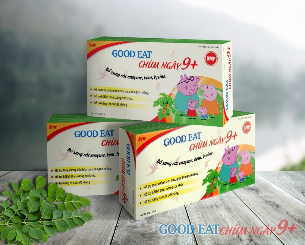 GOODEAT CHÙM NGÂY 9+TĂNG CƯỜNG TIÊU HÓA, ĂN NGON MIỆNG,TĂNG CƯỜNG SỨC ĐỀ KHÁNG, ĂN KHÔNG NGON HOẶC BIẾNG ĂN