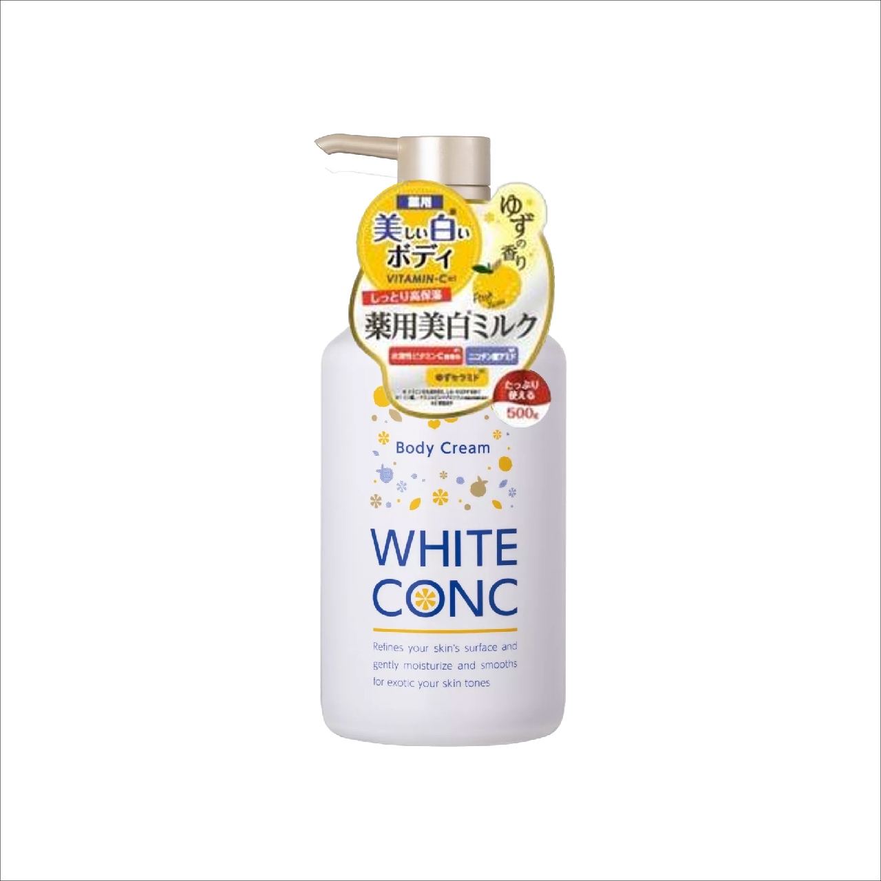 Kem Dưỡng Ẩm Và Dưỡng Trắng Da White Conc Body Cream (500G)