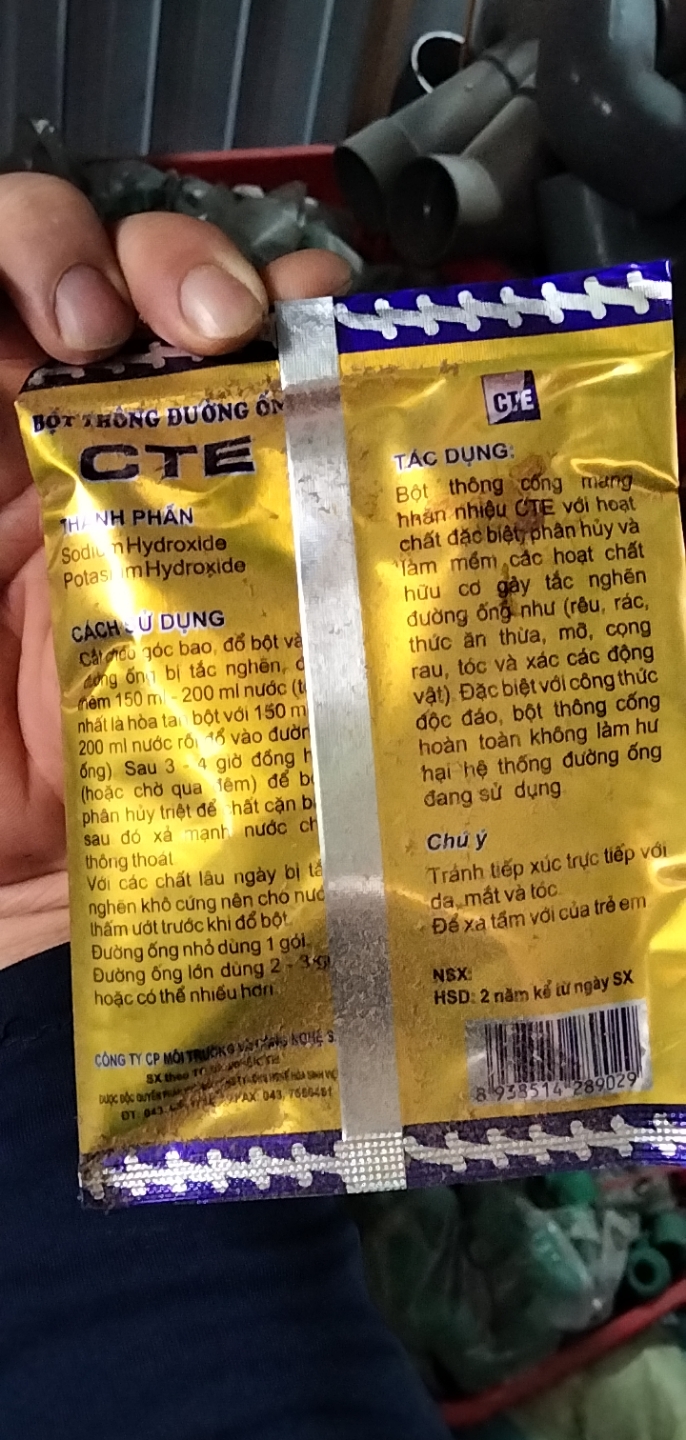 bột thông cống cte