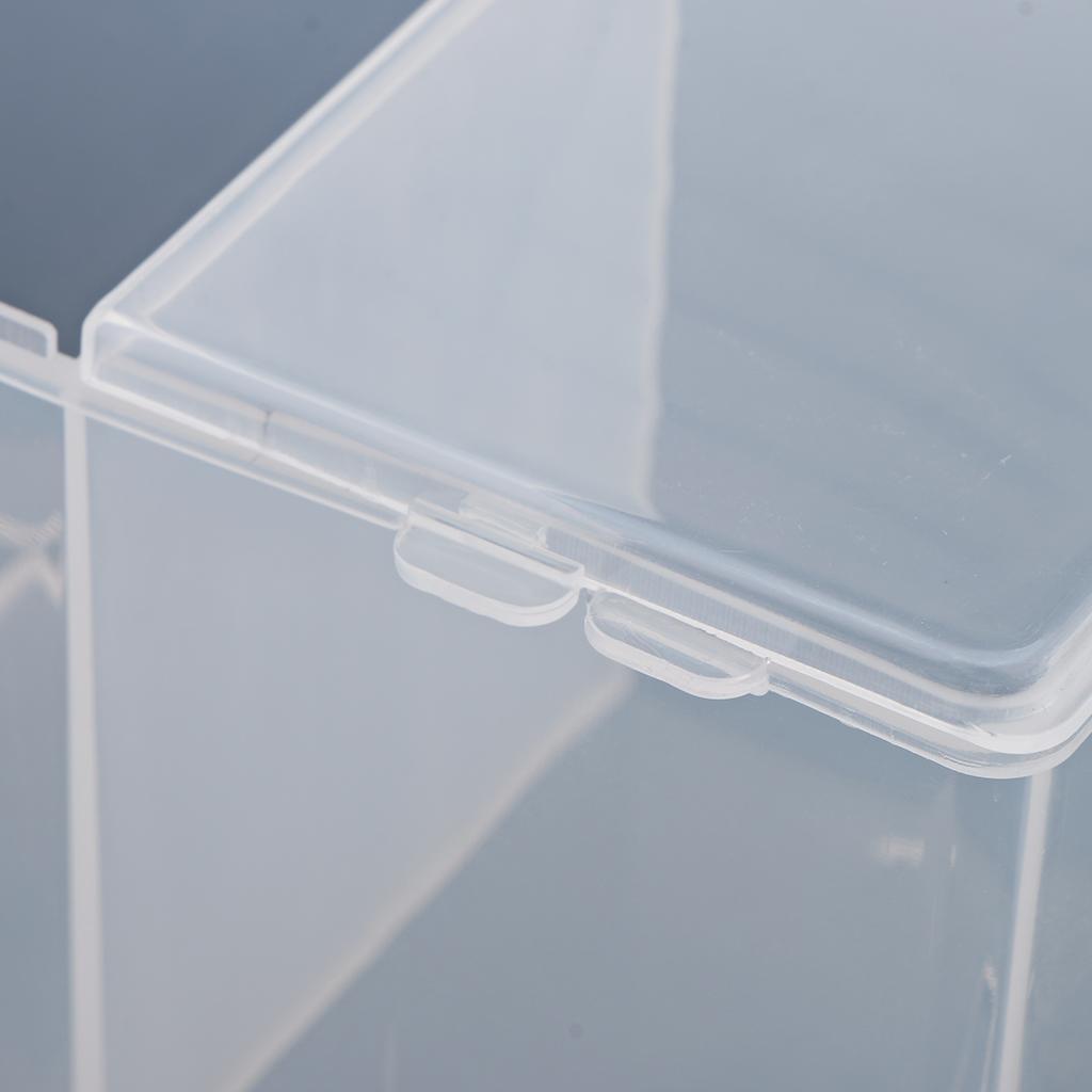 Plastic Storage Cotton Ball Swab Pad Organizer Holder Container Makeup Box