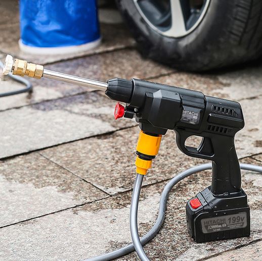 Máy Rửa Xe Dùng Pin HITA 199V - Động Cơ Lõi Đồng Mạnh Mẽ - Chuẩn Hàng Công Ty - D Danido
