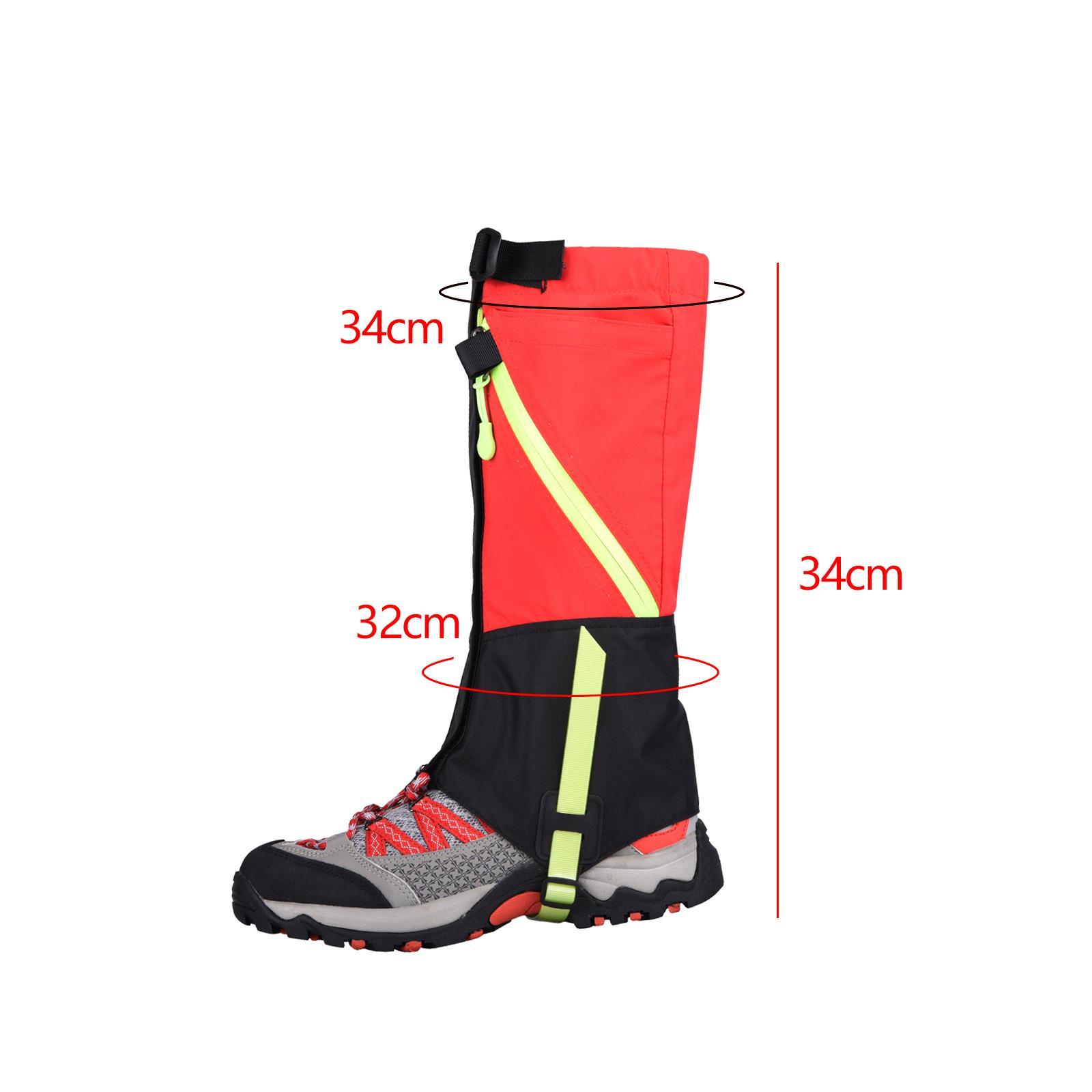 Children Leg Hiking , Shoe Covers Kids Snow Gaiter Waterproof Breathable Leg Protector for Camping, Climbing, Running