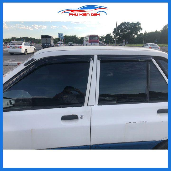 Vè che mưa Pride CD5 vè đen, nhựa ABS cao cấp chắn mưa, cản bụi, trang trí xe hơi